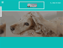 Tablet Screenshot of cimarronpetsalon.com